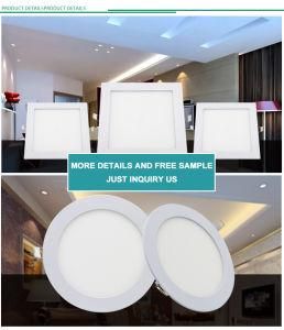 Round Square LED Panel Light 6W 9W 12W 15W 18W Recessed Ceiling Down Spotlight Kitchen Bedroom Lamp AC 85-265V