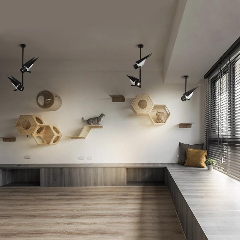 GU10 Wall Lamp Swallow Shape Tracklight Spotlight for Indoor Decoration