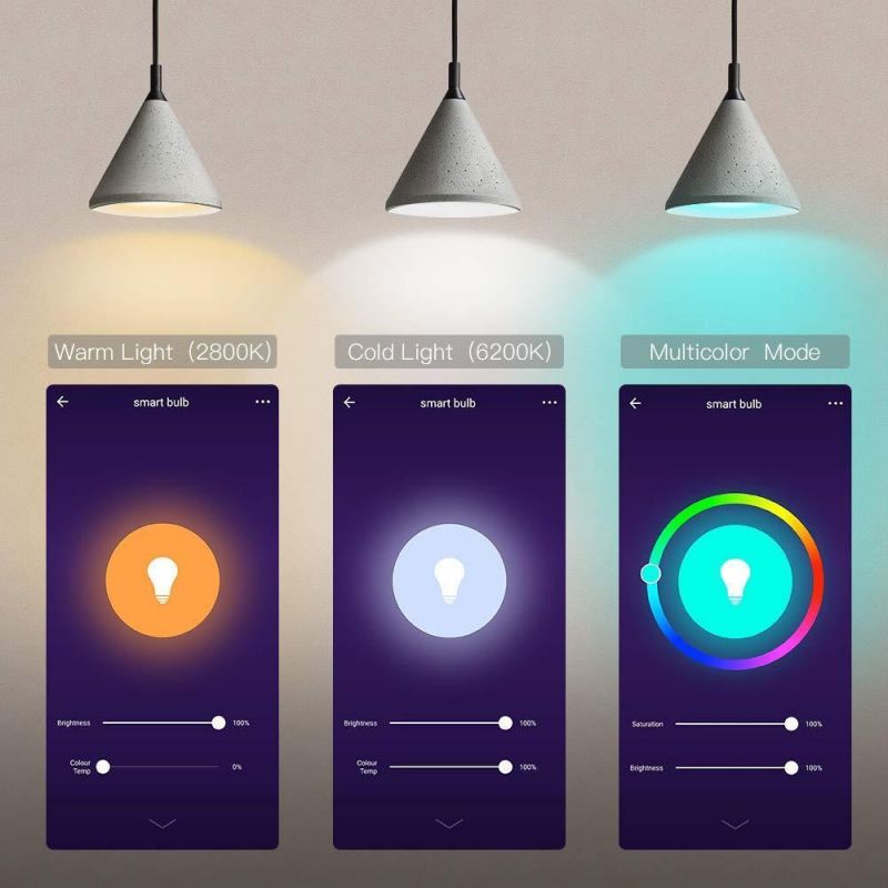 Tuya Smart LED Light Bulb RGB+CCT Smart Bulb 12W