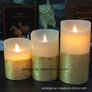 Flicker Dance Wicks Paraffin Wax LED Candle