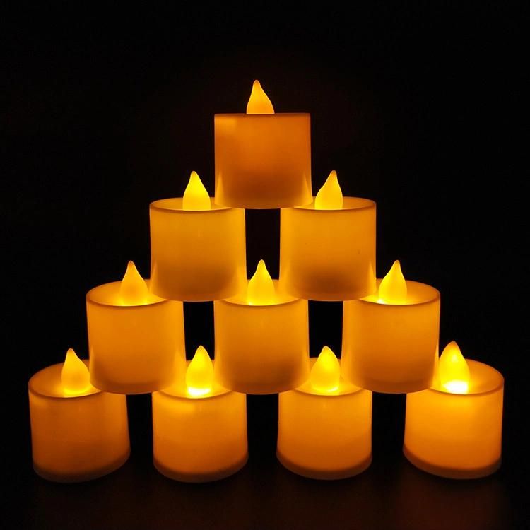 Wedding Decoration Plastic Electronic Flameless LED Candle