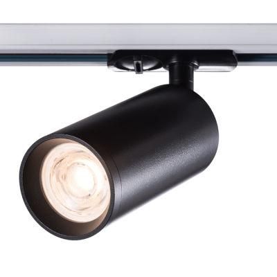 Decorative Indoor Track Light Aluminum Light Fitting for GU10 LED Bulb with 360 Degree Rotation Adjustable Lighting Fixtures