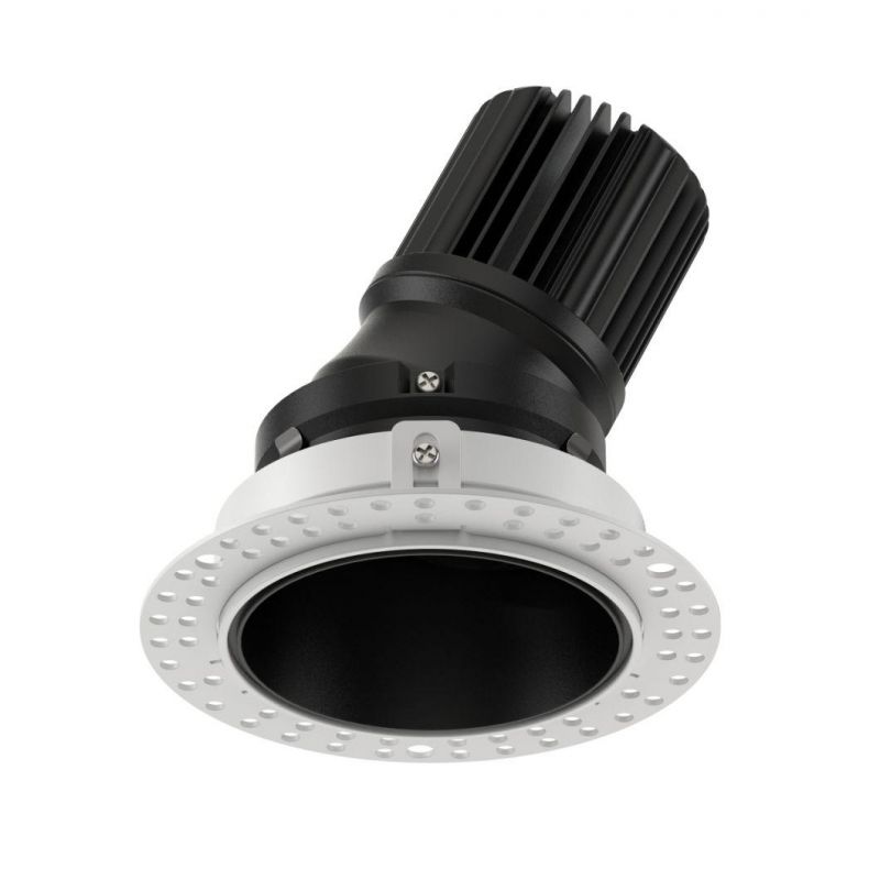 High Lumen COB Recessed Ceiling Downlight Round 15W Trimless LED Down Lights