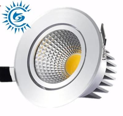 Round LED Downlight 3W/5W/7W/9W12W COB LED Living Room Downlight