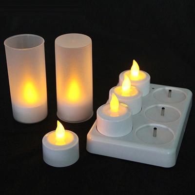 Electric Candle Lamp Charging LED Luminescent Tea Candle Lamp