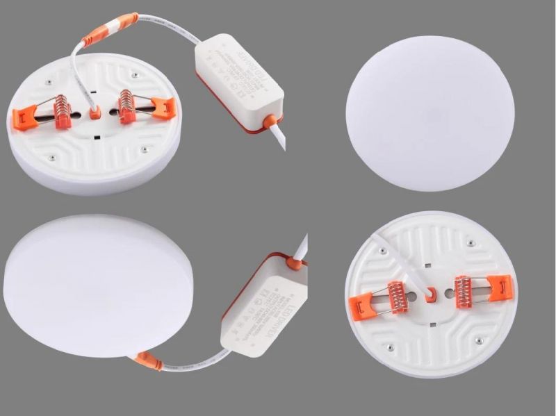 Hole Size Free Adjustable Frameless High Brightness 16W LED Light Round Panel