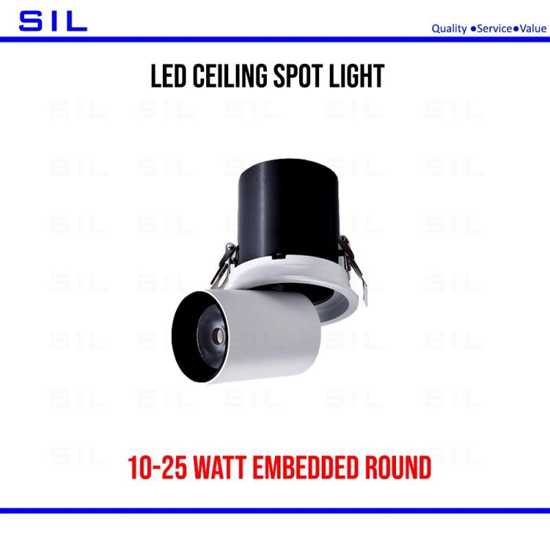 5 CCT 360 Degree Rotatable 10W LED Ceiling Spot Light Surface Mounted Ceiling Downlight COB Spot Lights Downlight