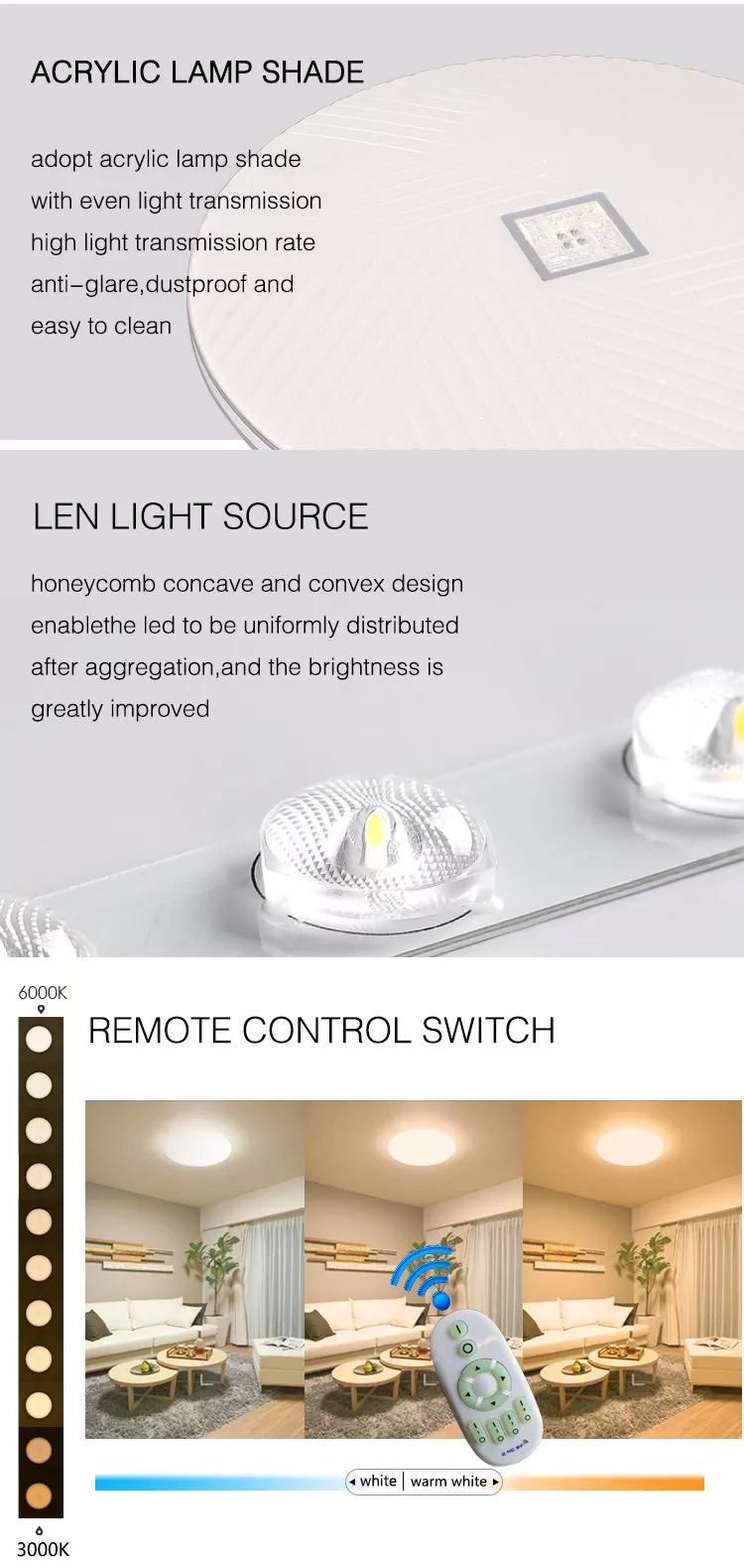 Modern Simple Hot Sell 2.4G Control LED Kava Ceiling Lights