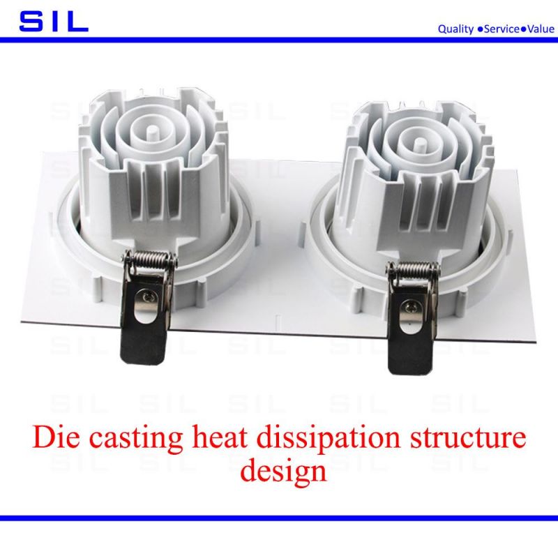 Commercial LED Light Module Focus Lamp Spot Lighting Fixtures COB 3*35/105W LED Ceiling Spotlight