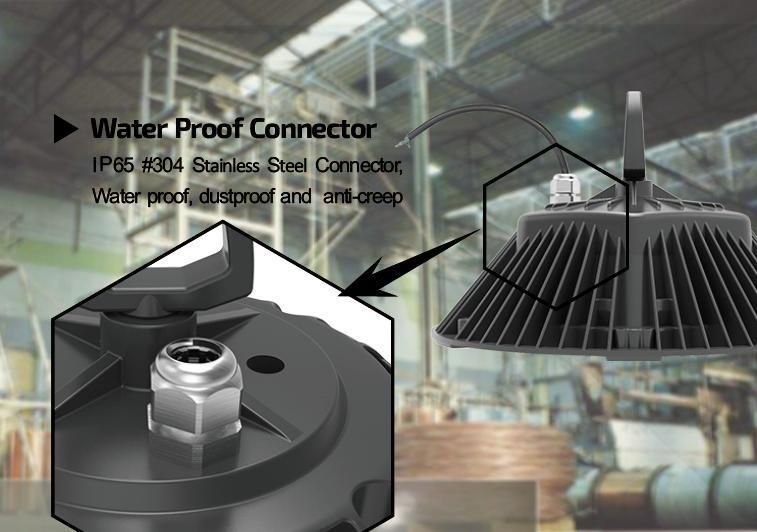 Lm80 High Brighter 150lm/W LED High Bay Light with Stalinite Reflector