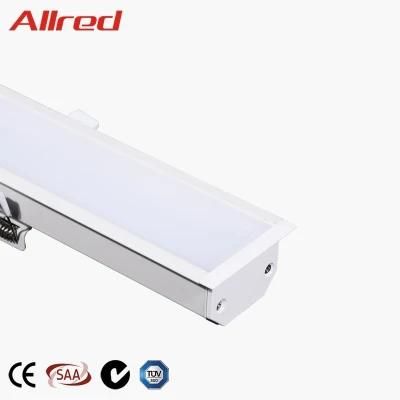 SMD Osram Chips Aluminum Housing LED Lamp Indoor Linear Lighting LED Indoor Light for Office Projects