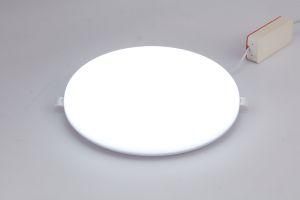 China Manufacture Factory Direct Round Adjustable 6W 9W 18W 24W Frameless LED Panel Light with High Brightness