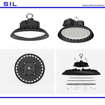 IP65 Smart UFO High Bay Light UFO High Bay 200W 6500K Warehouse UFO LED High Bay Industry Lamp Gym Gas Station Light