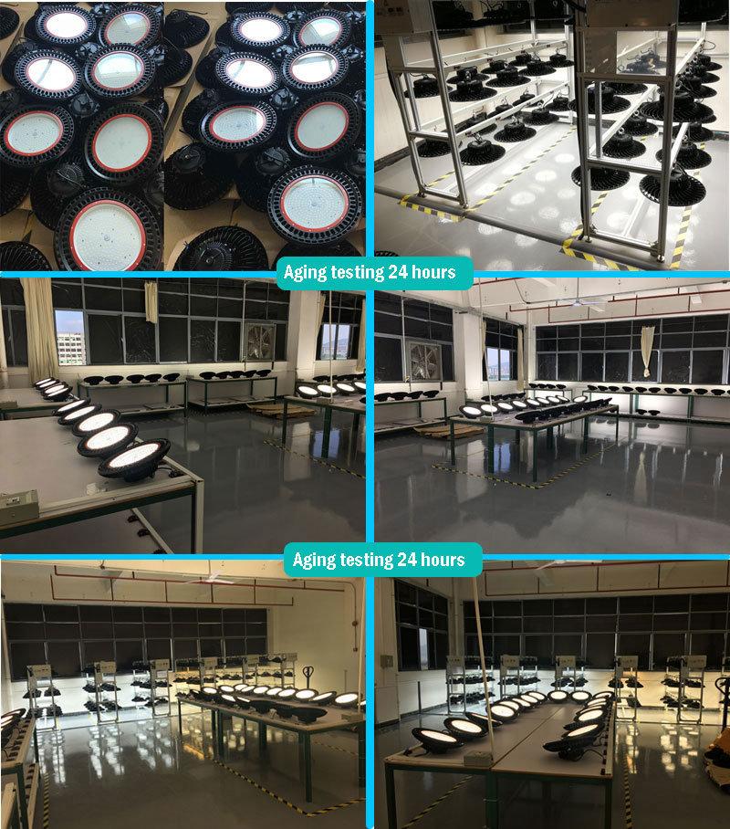 Shenzhen Lighting LED High Bay Light 200 Watt 150 Watt Dimmable Warehouse UFO Light