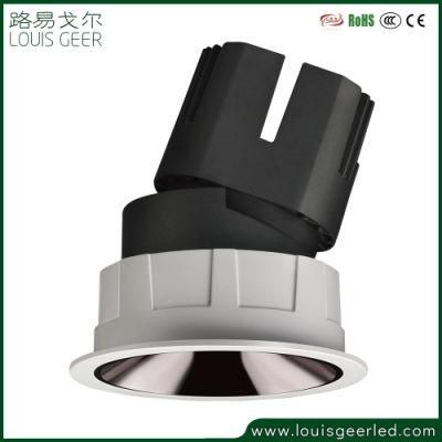 New Products Round Adjustable Angle Ceiling Recessed COB 7W LED Spot Light