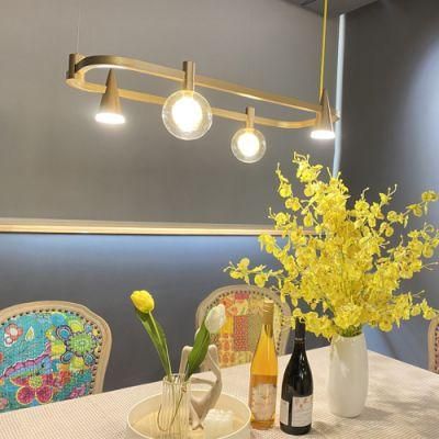 Unique Product Modern Nordic Chandelier Installation Living Room Ceiling Aluminum Pendant Lamp