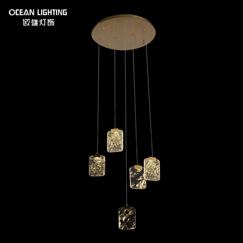 Indoor Decor Lighting Ocean Lamp Nodic Modern Crystal LED Simple Pendant Lighting