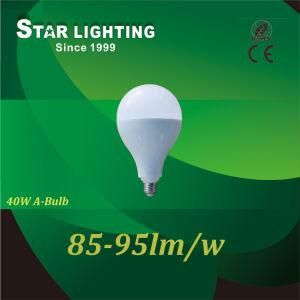 Star LED Bulb A130 40W 3600lm 3000-6500K Icdriver E27 200degree with Ce Approved