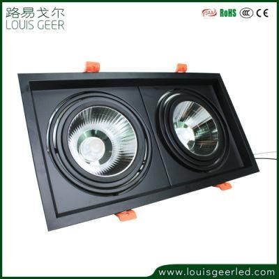 Factory Price Square Aluminum 2700K 6500K 24W COB Ce Certified Recessed 24W LED Downlight LED Lighting