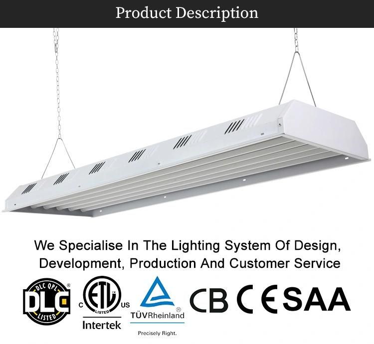 120W 4FT LED Linear Highbay Light with Emergency Battery Backup
