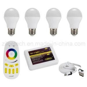 Wholesale Lighting E27 E26 B22 Lamp Base Power 6W RGB Ww/ Cw Light Bulb