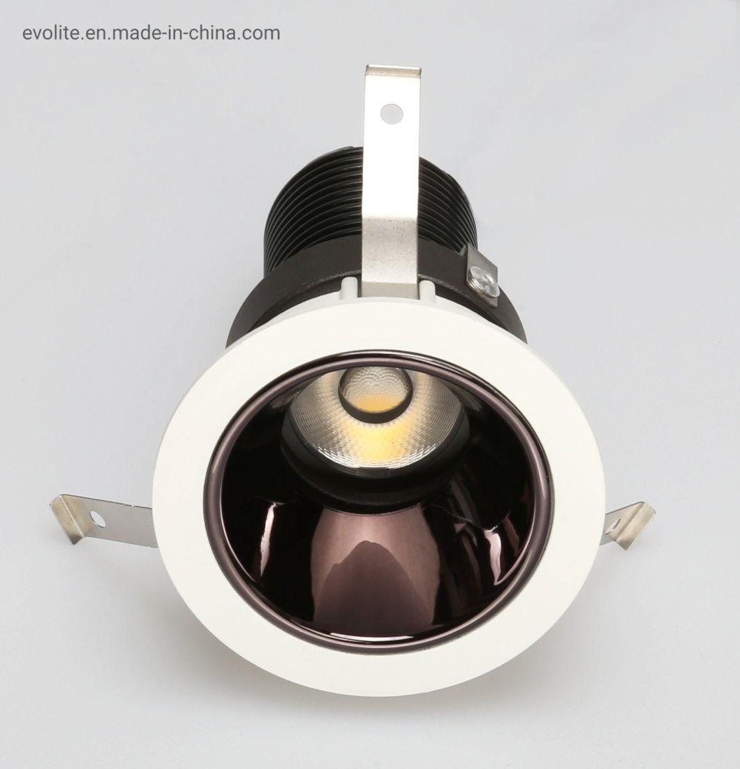 New Product 35mm Anti-Glare Lens Version LED Recessed Downlight COB Down Light MR11 Module