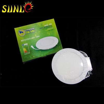 Cheap Suppliers Price Round Small Flat LED Panel Light (SL-MBOO18)
