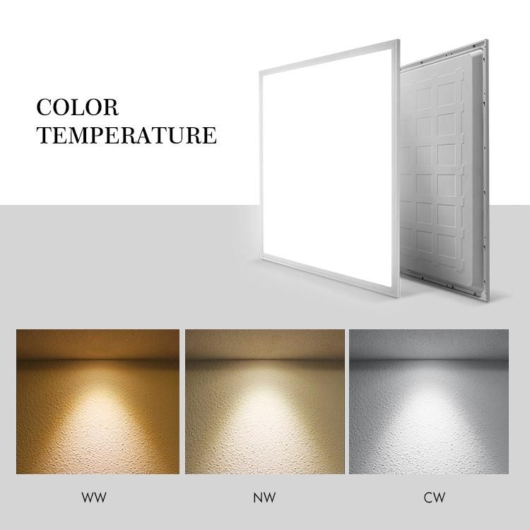Ce UL Saso Ultra Thin Square 40W SMD Panel Light LED Made in China for Ceiling, Office, Store, Supermarket, Museum, Library Lighting From Best Exporter Factory