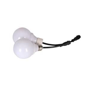 E27 IP65 SMD5050 Flashing Warm White RGB DMX LED Bulb Light