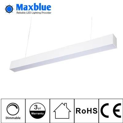 40W/M Modern Pendant LED Linear Lamp for Shops Office Supermarkets