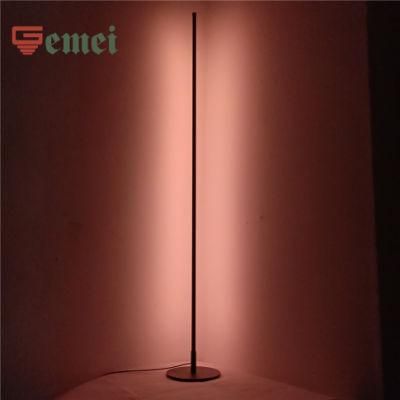 Minimalist Style LED Vertical Desk Lamp with Round Base 20W with Remote