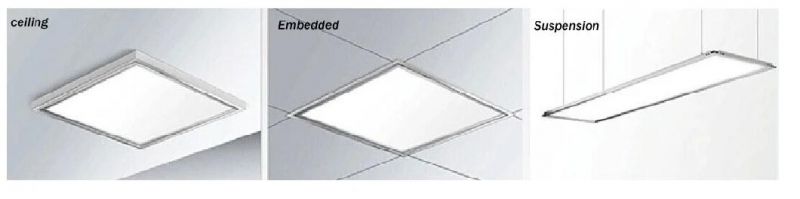 Aluminium Suspended Panel False Ceiling Lighting 60X60cm Dimmable LED Panel Light