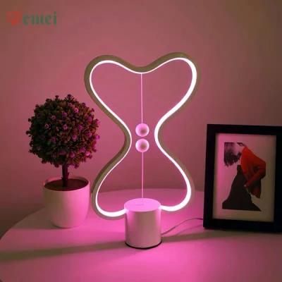Cross-Border New Product LED Desk Lamp Magnetic Balance Smart Creative Bedroom Color Changing Lamp