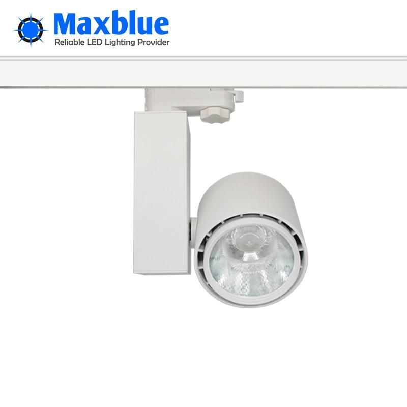 25W 3 Phase Economic Dimmable CREE COB LED Track Light