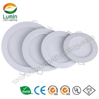 Slim Recessed LED Light Panel Round Square Surface Mounted SKD
