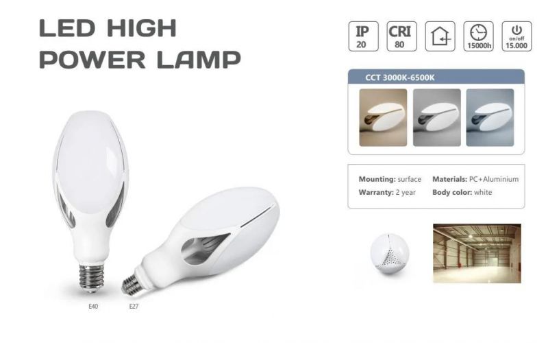 LED High Power Bulb 80W E40 Indoor