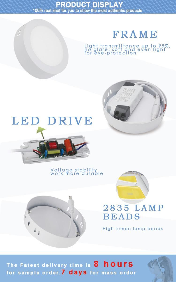 7W 12W 18W 24W Surface Mounted LED Ceiling Light