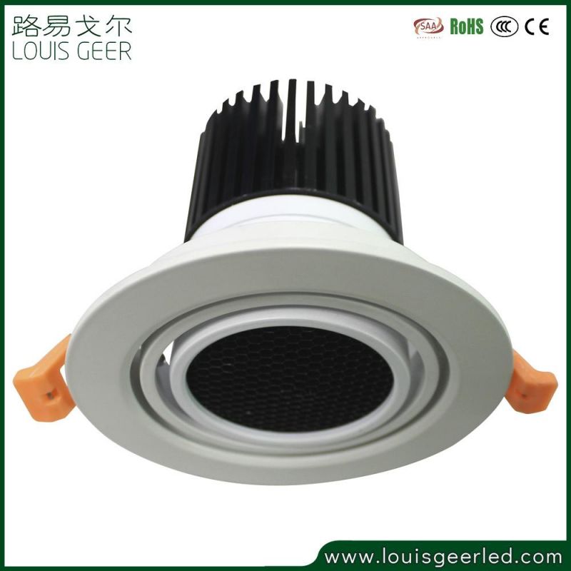 IP54 2700K 3000K 4000K 5000K Electrical Fitting Commercial Ceiling Dimmable 15W SMD Recessed LED Light Downlight