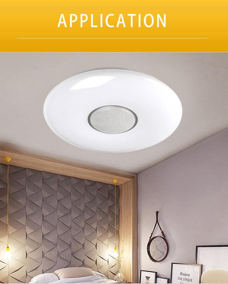CE CCC Smart Wificrystal Kidssolar Moduleled with IP54 Fluorescent Ceiling Light