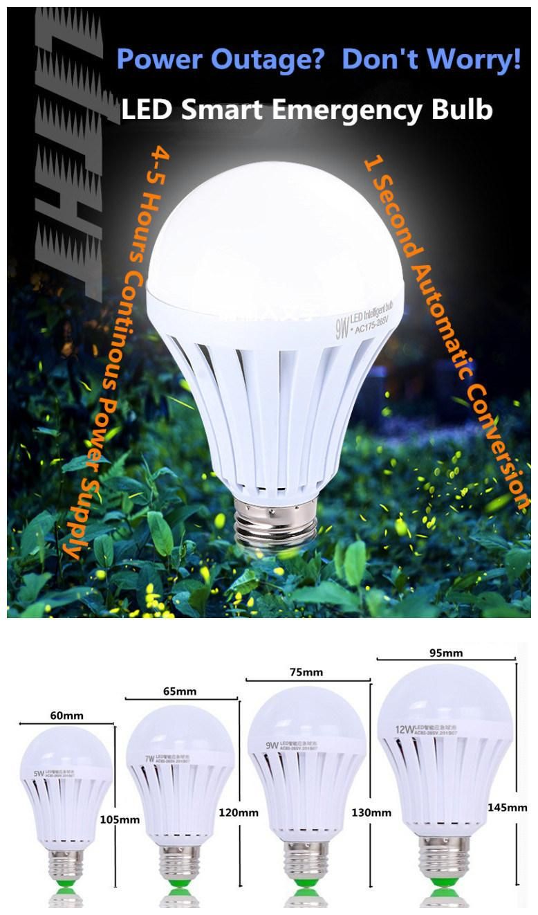 Hot Sale LED Emergency Bulb Lamp E27 5W 7W 9W