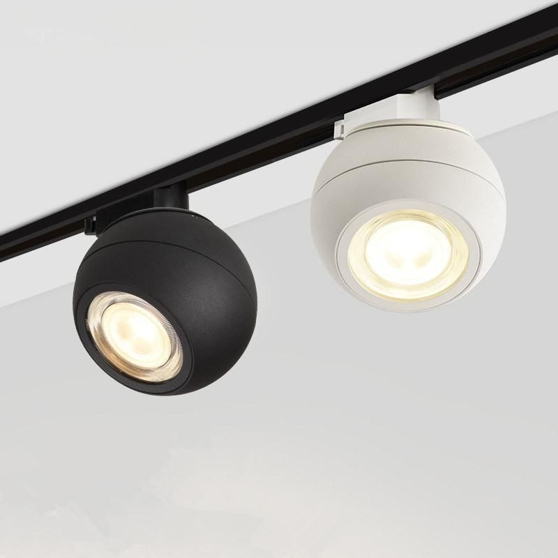 Hot Sale 12W Ball-Shape Modern Spotlight Decorative LED Track Light