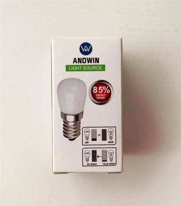 Fridge LED 1.5W-3W E14 Free Sample High Light Efficiency Non-Dimmable Bulb