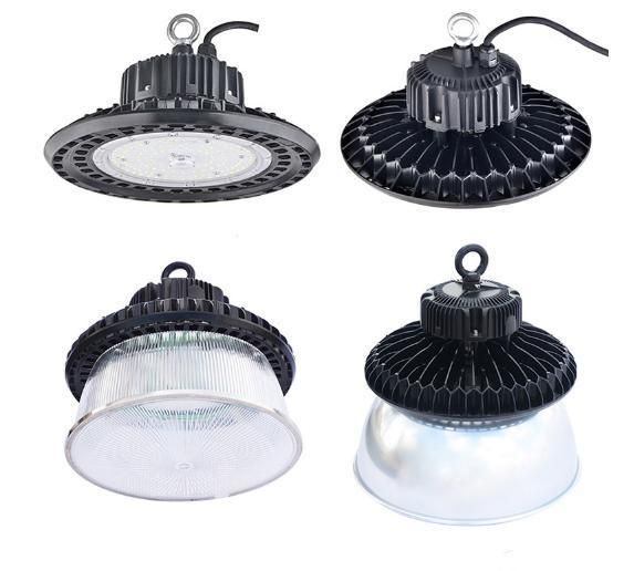 IP65 UFO High Bay LED Lights Induction High Bay 50W 100W 150W 200W 240W 170lm/W 5 Years Warranty LED Hangar High Bay Lighting