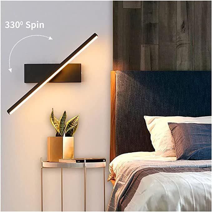 Wall Light Motion Smart Decor Glass E27 Black