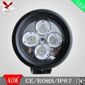 LED Offroad Work Light Round for 4X4, Jeep, Truck, SUV and So on 40W with CREE Chip