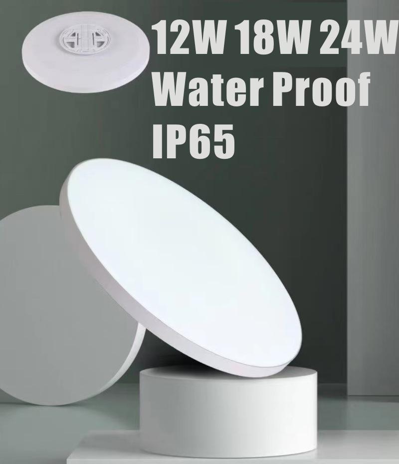 IP65 Waterproof Round Square Dim Motion Sensor Emergency LED ceiling Light