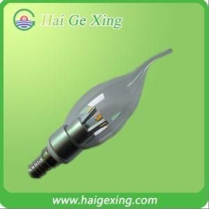 3W Flameless LED Candle Bulb (HGX-3W-C02)