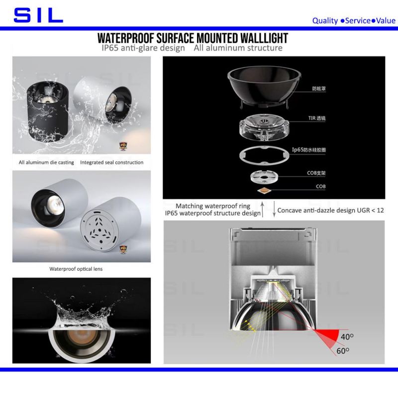 Hot Selling Exterior Wall Lights 20watt Wall Washer IP65 LED Wall Mount Light