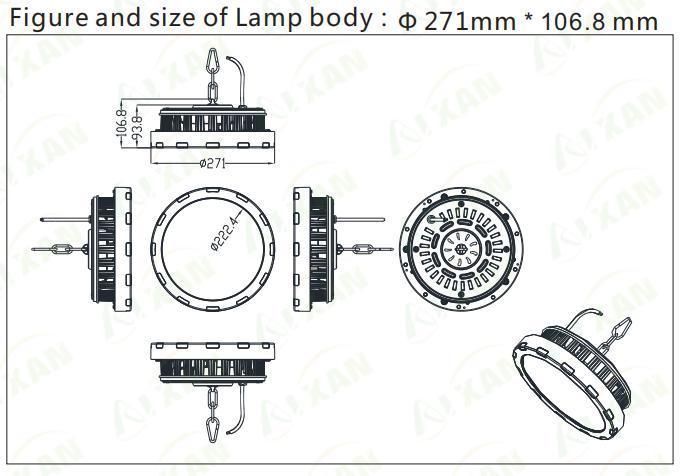 IP44 High Quality 200W High Bay Light with 3 Years Warranty