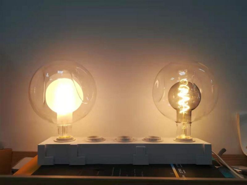 Double Glass Fashion Decorative Soft Filament Dimmable LED Light Bulb